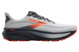 Brooks Mens Ghost 17 Shoes In Oyster Mushroom/orange/ebony