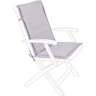 BIZZOTTO Cuscino per sedia e poltrona con Schienale Medio in materiale idrorepellente -Verde Bosco / Kit da 4 Pezzi / Olefin