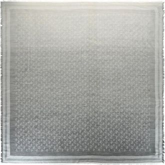 Jimmy Choo London Logo Wool Blend Scarf