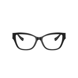Versace 0ve3347 Rectangular Black Acetate Sunglasses