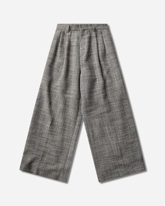 ERL Tweed Pants Black / White