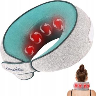 OEM Masajeador De Cuello Y Hombros Conqueco, Inal&aacute;mbrico, Con Calentador