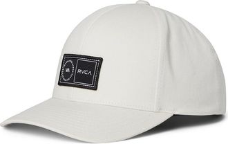Rvca Platform Snapback Mens Caps Silver Bleach, Acrylic/Wool