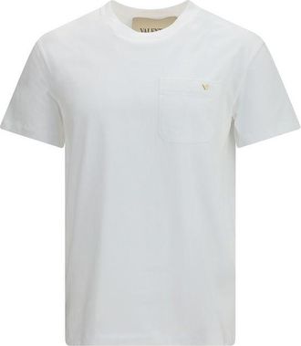 Valentino Garavani White Cotton Mens T-Shirt