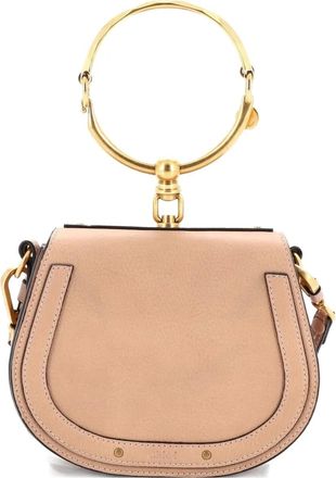 Chlo&eacute; Nile Leather Small crossbody bag - Beige