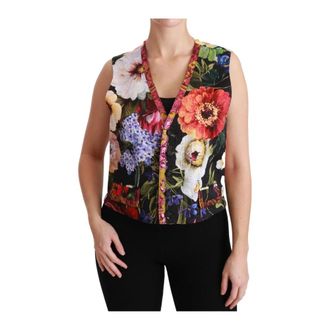 Dolce & Gabbana Dames, Jassen, Veelkleurig, Maat: XS Brokaat