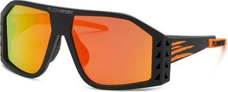 Plein Sport SSP002 U28A Mens Sunglasses Black Size 61
