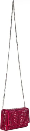 Amina Muaddi Womens Clutch Super Amini Paloma Red Satin Bags