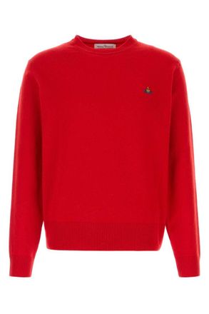 Vivienne Westwood Red Crew Neck Sweaters