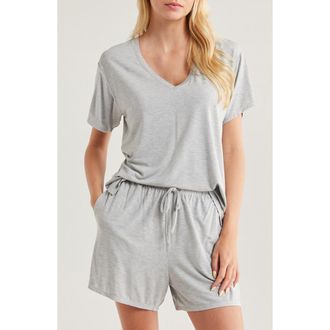 Nordstrom Cool Touch Short Pajamas in Grey Heather at Nordstrom Rack, Size X-Small