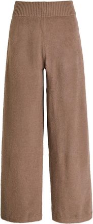 Eberjey Recy Straight-leg Bouclé Trousers - Taupe - S (UK8-10 / S)