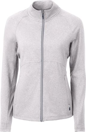 Cutter & Buck Adapt Eco Knit Heather Recycled Womens Full Zip