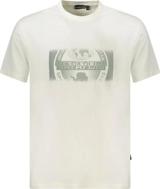 Napapijri Hombre, Camisetas, Beige, Talla: M