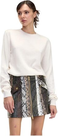 Cynthia Rowley Slangenleren Vegan Leren Rok - Dames - Korte rokken - Veelkleurig - 3XS - Leer - Rokken