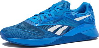 Reebok Nano X4 Shoes, Cross Training Gym Sneakers for Men, Kinetic Blue/Boundless Blue/Moon, 7.5 UK