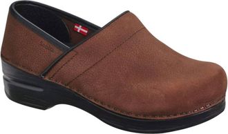 Sanita Womens Professional Smooth Oiled Clogs In Brown