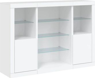 vidaXL Vidaxl - Sideboards with led Lights 3 pcs White Engineered Wood