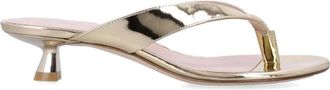 Stuart Weitzman Heeled Mules, female, Yellow, Size: 10 US Rio Sleek Sandal