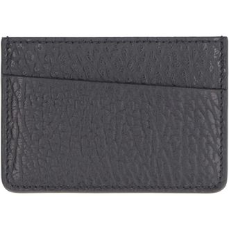 Maison Margiela Wallets & Cardholders, unisex, Black, ONE SIZE, Pebbled Calfskin Card Holder