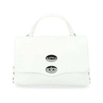 Zanellato Postina Small Bag - Dames - Handtassen - Wit - ONE Size - Leer - Tassen