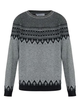 Alexander McQueen Grey Wool Sweater