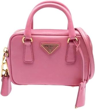 Prada Pre-owned Mini Bags, female, Pink, Size: ONE SIZE Pre-owned Mini Bag