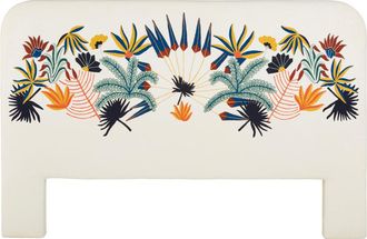 Maisons du monde Cabecero de cama bordado multicolor 160 cm