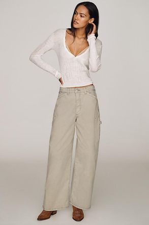 Pilcro Kayden Full Length Utility Barrel Pants