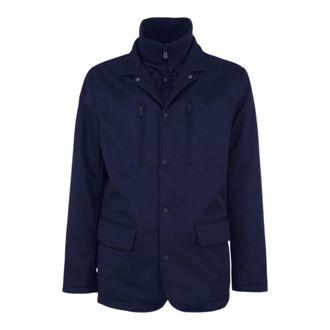 Save The Duck Jassen, Heren, Blauw, L, Leer, Collin Wuly Jacket