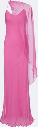 The Sei Caped silk gown