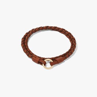 Annoushka Leather Gold Lovelink Bracelet
