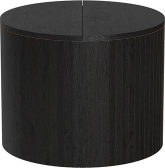 Vicco Tavolino Tavilo, Nero/quercia, 48 x 48 cm, Vicco