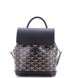 Goyard Alpin Backpack Coated Canvas Mini