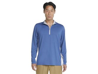 Puma Gamer 1/4 Zip Mens Clothing Bright Cobalt : MD, Polyester/Elastane