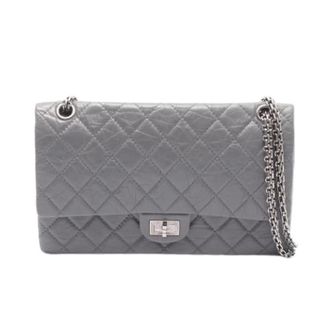 Chanel Pre-owned Vintage Shoulder Bag - Dames - Pre-owned - Grijs - Maat: ONE Size Leer
