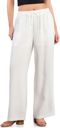 BILLY T Hero High Waist Wide Leg Pants in Bright White at Nordstrom, Size X-Large