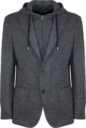 Eleventy Blazers - Heren - Blazers - Grijs - M - Jassen