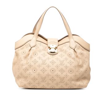 Louis Vuitton Pre-owned Womens Monogram Mahina Cirrus Pm - Beige Leather - One Size