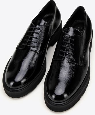 Wittchen Dames Zwarte Lakleer Lage Schoenen