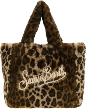 MC2 Saint Barth Colette Soft Tote Bag In Fur Animalier