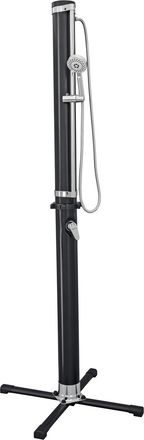 Bestway Solardusche 58695, Schwarz, Silberfarben, Metall, Kunststoff, 20 l, 62x218x62 cm, SGS-geprüft, Freizeit & Co, Pools & Wasserspaß