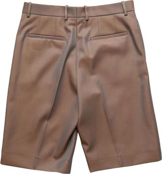 Jil Sander Shorts iridescenti - Marrone