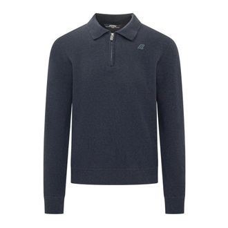 K-Way Gleren Fleece Stitch Knitwear - Tops - Hombre - Azul - XL