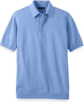 Paul Fredrick Supima Cotton Three Button Polo
