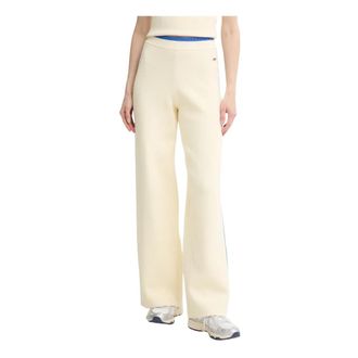 P.E Nation Odyssey Knit Pant - Dames - Wijde Broeken - Beige - M - Katoen - Broeken