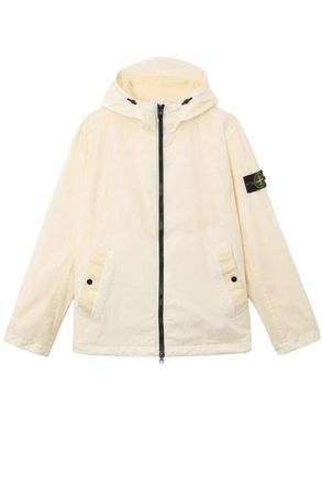 Stone Island HOODED 4100001 JACKET Size: XX, colour: IVORY