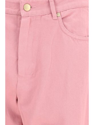 Max Mara Womens Pants Peony Cotton-Linen Trousers