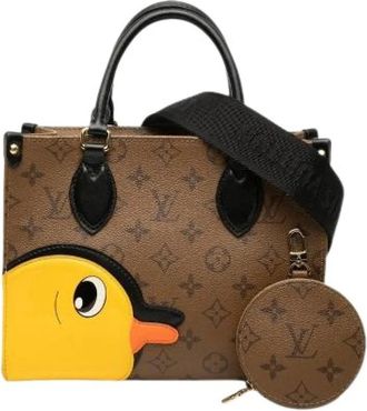 Louis Vuitton Pre-owned Vintage Tote Bag - Dames - Vintage Shopper - Bruin - ONE Size - Leer - Vintage