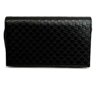 Gucci Pre-owned Cross Body Bags, female, Black, Size: ONE SIZE Pre-owned Leather Cross Body Bag