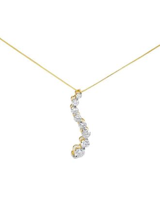 House of Brilliance Haus Of Brilliance 14K 3.00 Ct. Tw. Diamond Pendant Necklace